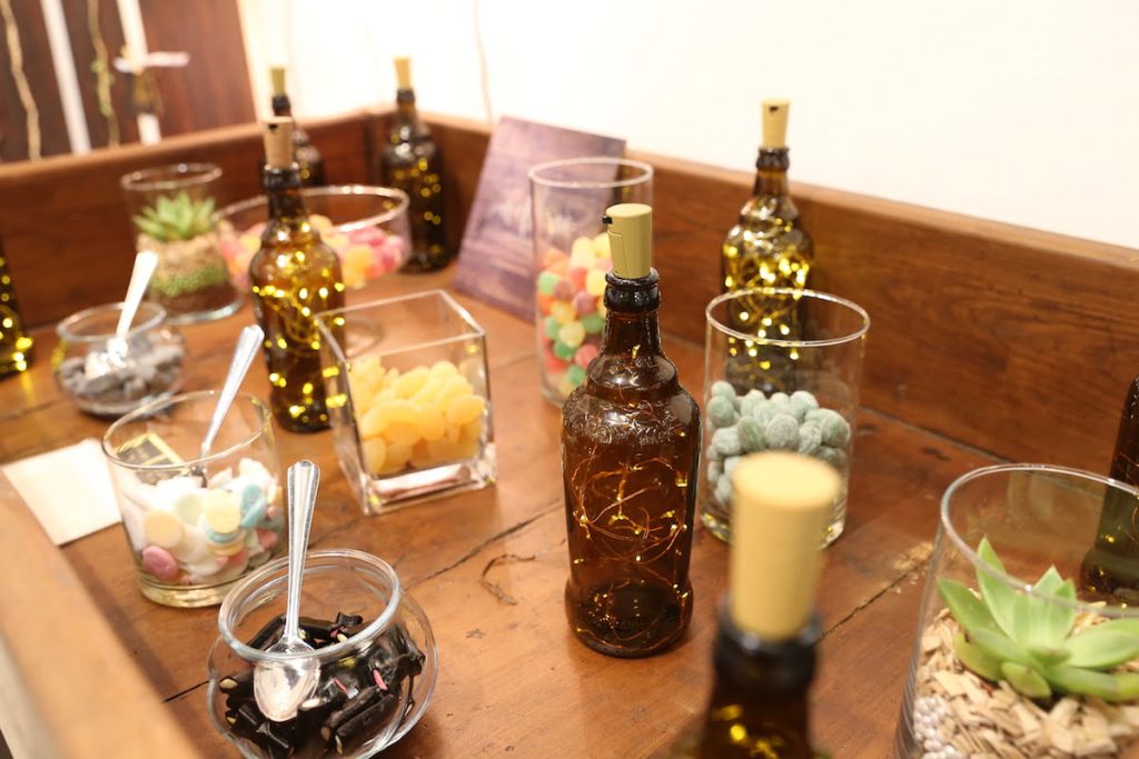 Degustazioni e bevande negli stand della fiera